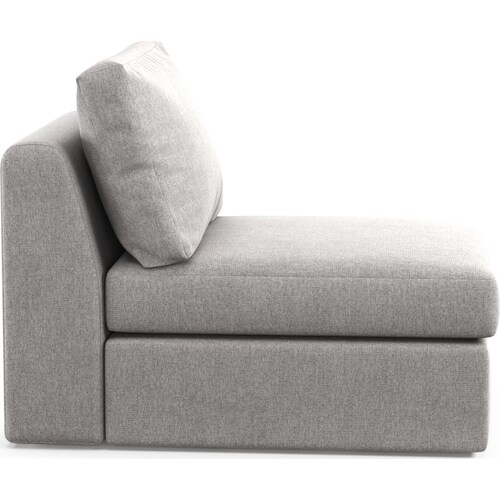 Collin Foam Comfort Armless Chair - Burmese Granit