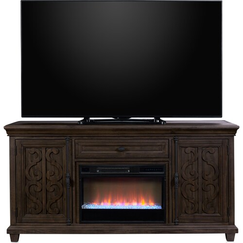 Charthouse 69 Contemporary Fireplace TV Stand - Charcoa