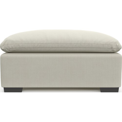 Plush Feathered Comfort Ottoman - Anders Ivor