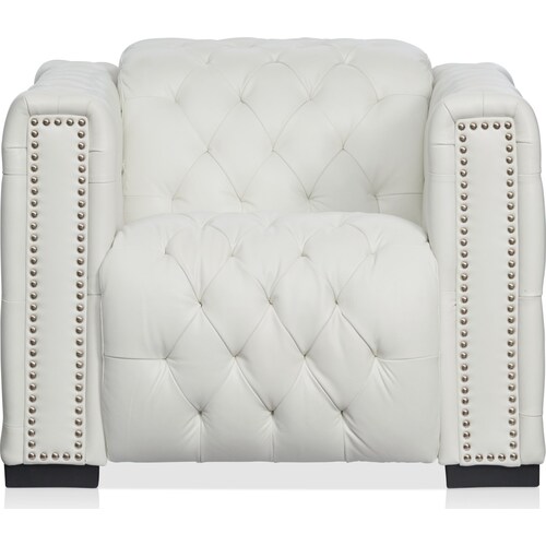 Mitchell Dual-Power Recliner - Whit
