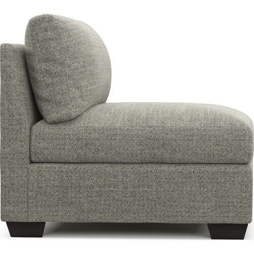 Beckham Foam Comfort Armless Chair - Pandora Pepper