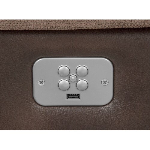 Tacoma Dual-Power Reclining Loveseat - Brow