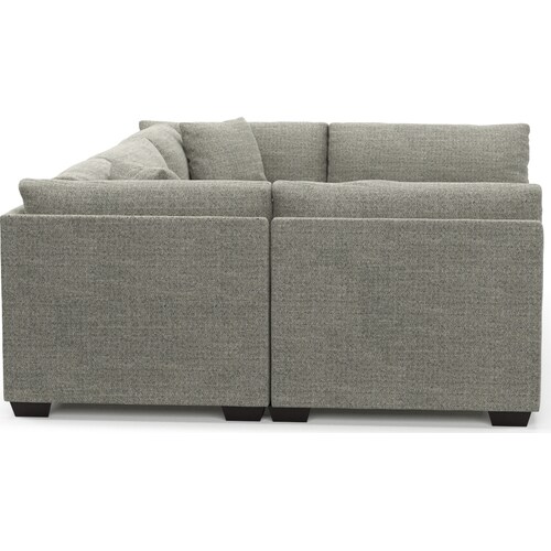 Beckham Hybrid Comfort 6-Piece Pit Sectional  - Pandora Peppe