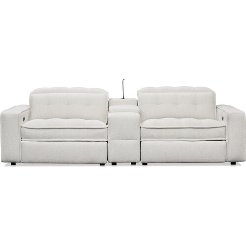 Bellini 3-Piece Dual-Power Reclining Loveseat 3 Bellini 3-Piece Dual-Power Reclining Loveseat