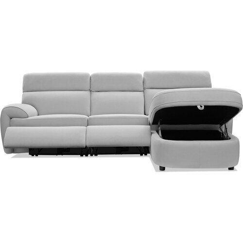 Aero 3-Piece Dual-Power Reclining Sectional with Right-Facing Chais 4 Aero 3-Piece Dual-Power Reclining Sectional with Right-Facing Chais