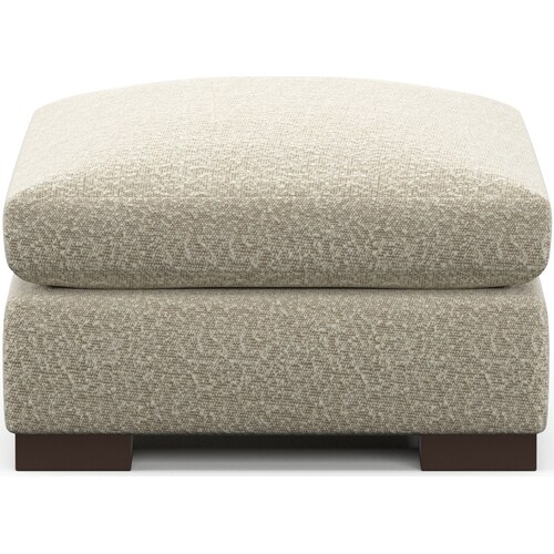 Ethan Foam Comfort Ottoman - Bloke Cotto