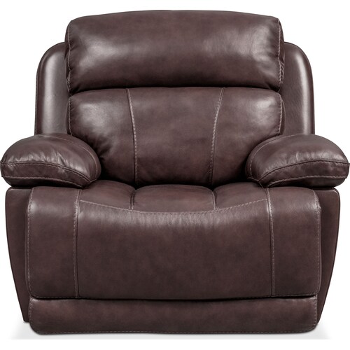 Monte Carlo Dual-Power Recliner - Chocolate