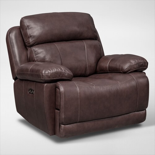 Monte Carlo Dual-Power Recliner - Chocolate