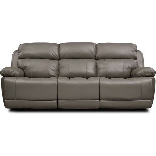 Monte Carlo Dual-Power Reclining Sofa and Recliner Set - Gra 3 Monte Carlo Dual-Power Reclining Sofa and Recliner Set - Gra