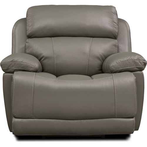 Monte Carlo Dual-Power Reclining Sofa and Recliner Set - Gra 4 Monte Carlo Dual-Power Reclining Sofa and Recliner Set - Gra