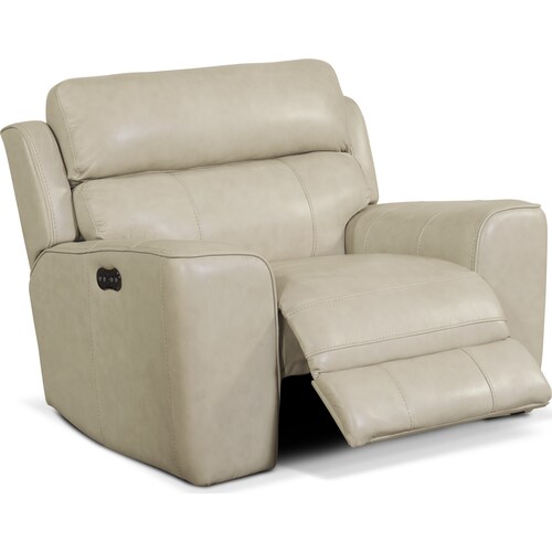 Newport Dual-Power Recliner - Cream 3 Newport Dual-Power Recliner - Cream
