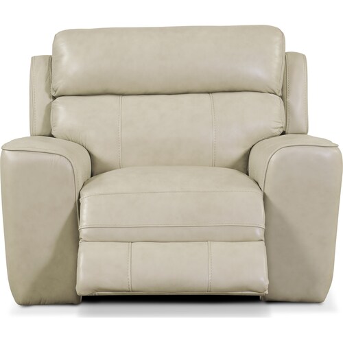 Newport Dual-Power Recliner - Cream 4 Newport Dual-Power Recliner - Cream