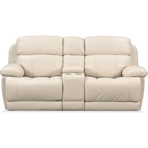 Monte Carlo Dual-Power Reclining Loveseat - Crea