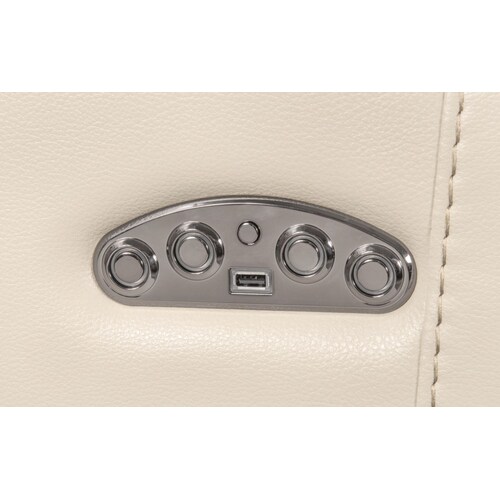 Monte Carlo Dual-Power Reclining Loveseat - Crea 13 Monte Carlo Dual-Power Reclining Loveseat - Crea