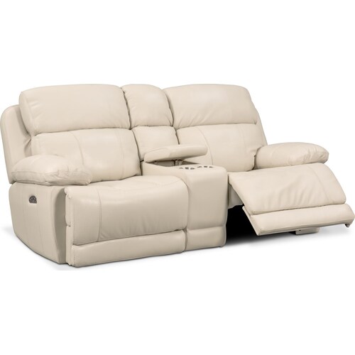 Monte Carlo Dual-Power Reclining Loveseat - Crea
