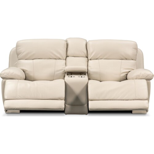 Monte Carlo Dual-Power Reclining Loveseat - Crea 7 Monte Carlo Dual-Power Reclining Loveseat - Crea