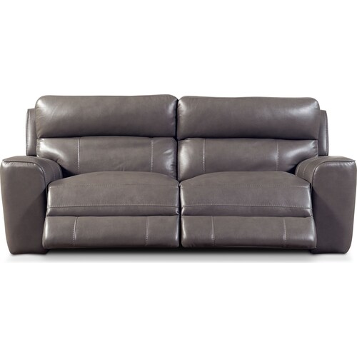 Newport 2-Piece Dual-Power Reclining Sofa - Gra 5 Newport 2-Piece Dual-Power Reclining Sofa - Gra