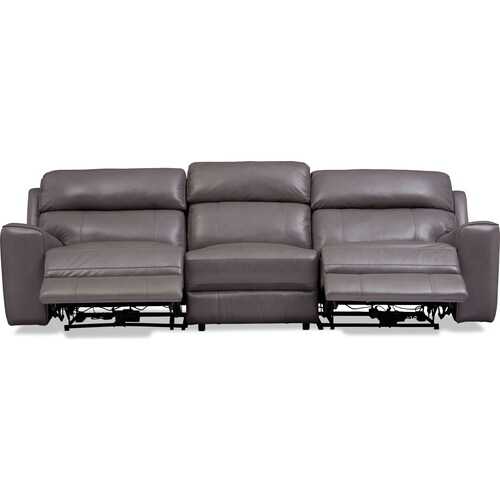 Newport 3-Piece Dual-Power Reclining Sof 3 Newport 3-Piece Dual-Power Reclining Sof
