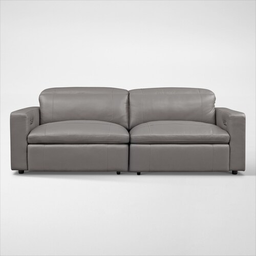 Happy 2-Piece Dual-Power Reclining Sofa - Gra