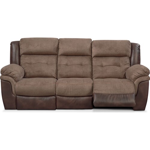 Tacoma Dual-Power Reclining Sofa - Brow 4 Tacoma Dual-Power Reclining Sofa - Brow
