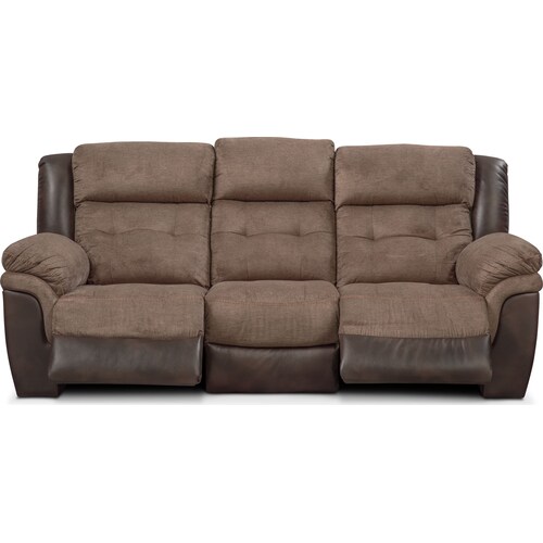 Tacoma Dual-Power Reclining Sofa - Brow 7 Tacoma Dual-Power Reclining Sofa - Brow