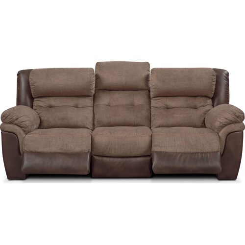 Tacoma Dual-Power Reclining Sofa - Brow 8 Tacoma Dual-Power Reclining Sofa - Brow