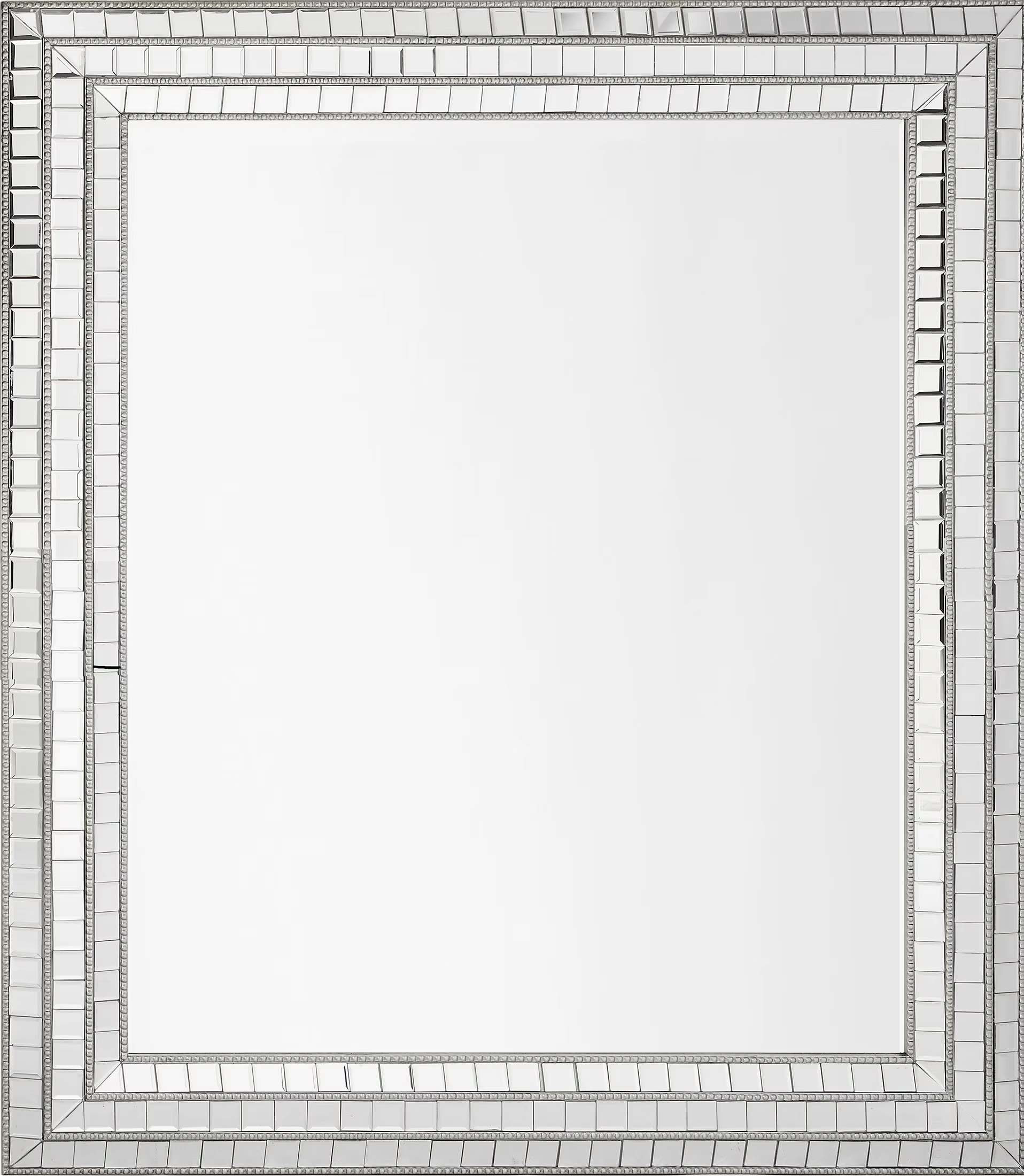 Triple Mosaic 59 x 47 Wall Mirro