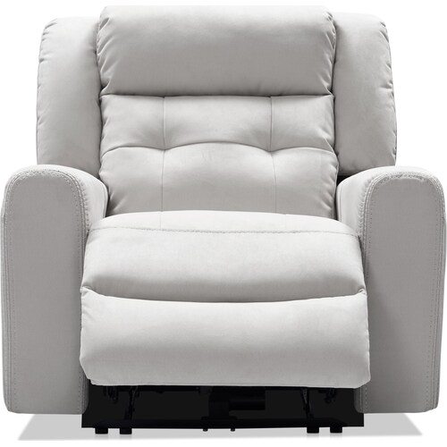 Damen Dual-Power Recliner - Light Gra 3 Damen Dual-Power Recliner - Light Gra