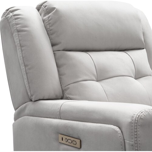 Damen Dual-Power Recliner - Light Gra 4 Damen Dual-Power Recliner - Light Gra
