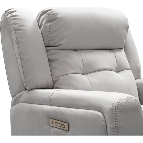 Damen Dual-Power Recliner - Light Gra 5 Damen Dual-Power Recliner - Light Gra