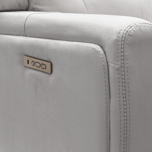 Damen Dual-Power Recliner - Light Gra 7 Damen Dual-Power Recliner - Light Gra