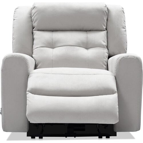 Damen Manual Gliding Recliner - Light Gra 3 Damen Manual Gliding Recliner - Light Gra