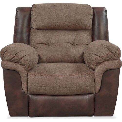 Tacoma Manual Glider Recliner - Brow