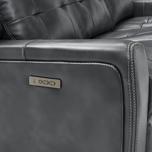 Damen Dual-Power Reclining Sofa and Loveseat - Charcoa 12 Damen Dual-Power Reclining Sofa and Loveseat - Charcoa