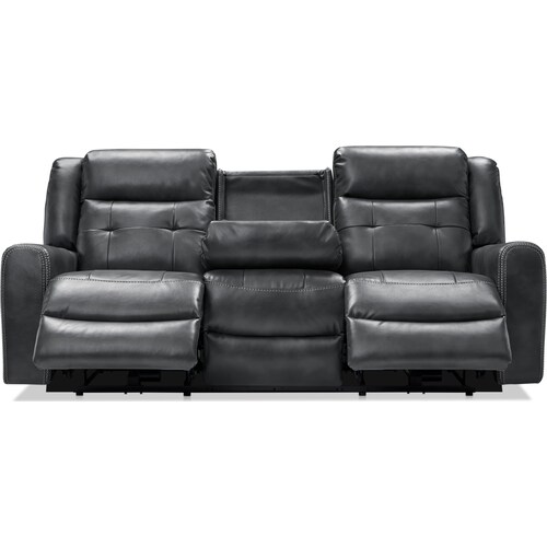 Damen Dual-Power Reclining Sofa and Recliner - Charcoa 7 Damen Dual-Power Reclining Sofa and Recliner - Charcoa