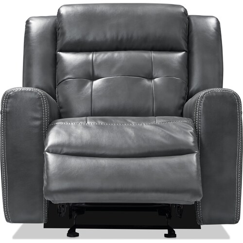 Damen Dual-Power Reclining Sofa and Recliner - Charcoa 8 Damen Dual-Power Reclining Sofa and Recliner - Charcoa