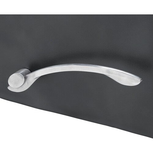 Damen 3-Piece Manual Reclining Gliding Loveseat with Console - Charcoa 9 Damen 3-Piece Manual Reclining Gliding Loveseat with Console - Charcoa