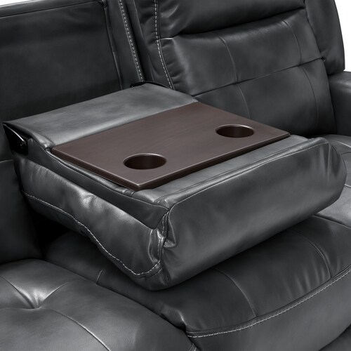 Damen Manual Reclining Gliding Sofa and Loveseat - Charcoa 11 Damen Manual Reclining Gliding Sofa and Loveseat - Charcoa