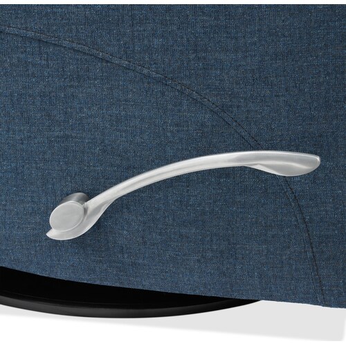 Saxton Swivel Manual Recliner - Blue 8 Saxton Swivel Manual Recliner - Blue