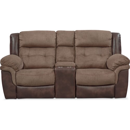 Tacoma Manual Reclining Loveseat - Brow