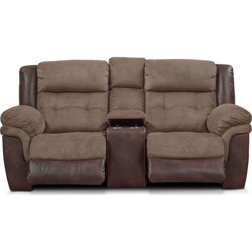 Tacoma Manual Reclining Loveseat - Brow 4 Tacoma Manual Reclining Loveseat - Brow