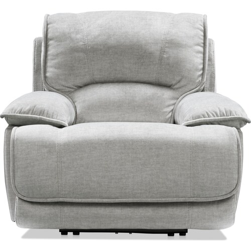 Olsen Dual-Power Recliner - Silve