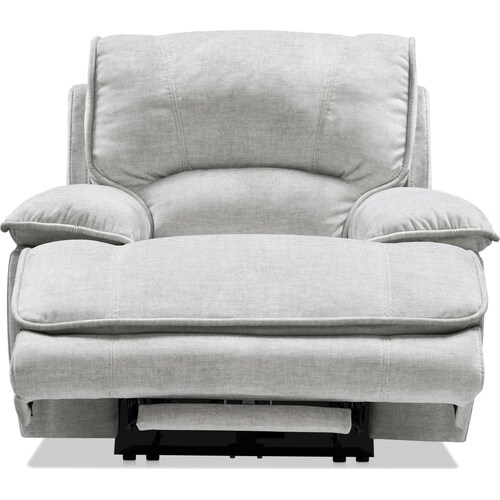 Olsen Dual-Power Recliner - Silve 3 Olsen Dual-Power Recliner - Silve