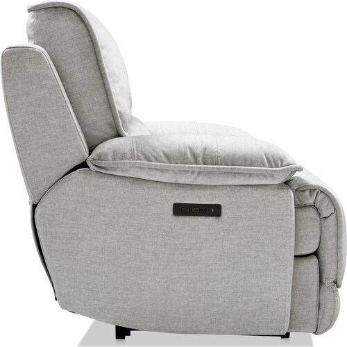 Olsen Dual-Power Recliner - Silve 4 Olsen Dual-Power Recliner - Silve