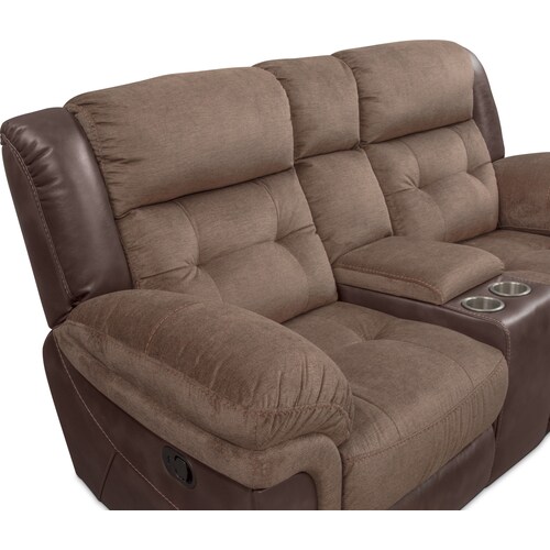 Tacoma Manual Reclining Sofa and Loveseat Set - Brown 8 Tacoma Manual Reclining Sofa and Loveseat Set - Brown