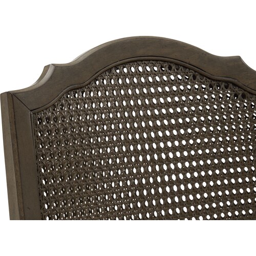 Charleston Round Dining Table and 4 Cane Back Dining Chairs - Gra 5 Charleston Round Dining Table and 4 Cane Back Dining Chairs - Gra