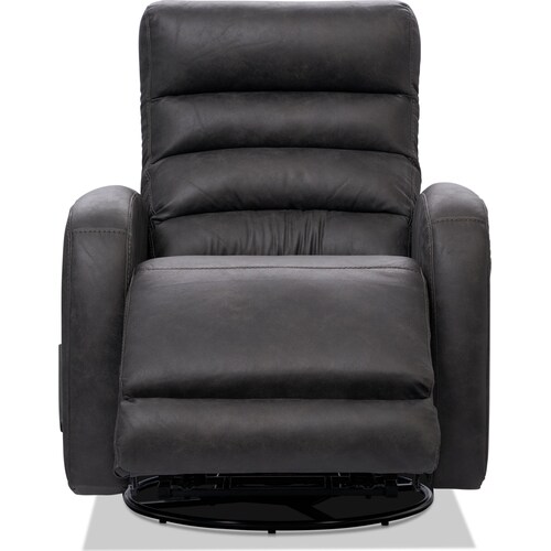 Silas Rocker Manual Recliner - Charcoa 3 Silas Rocker Manual Recliner - Charcoa