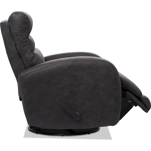 Silas Rocker Manual Recliner - Charcoa 5 Silas Rocker Manual Recliner - Charcoa