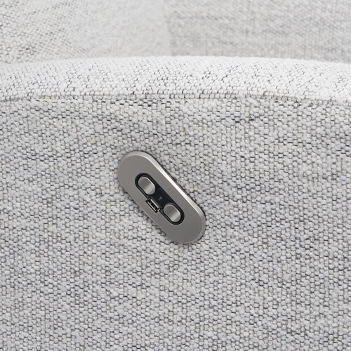 Shane Power Recliner - Chalk