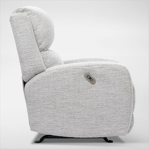 Shane Power Recliner - Chalk